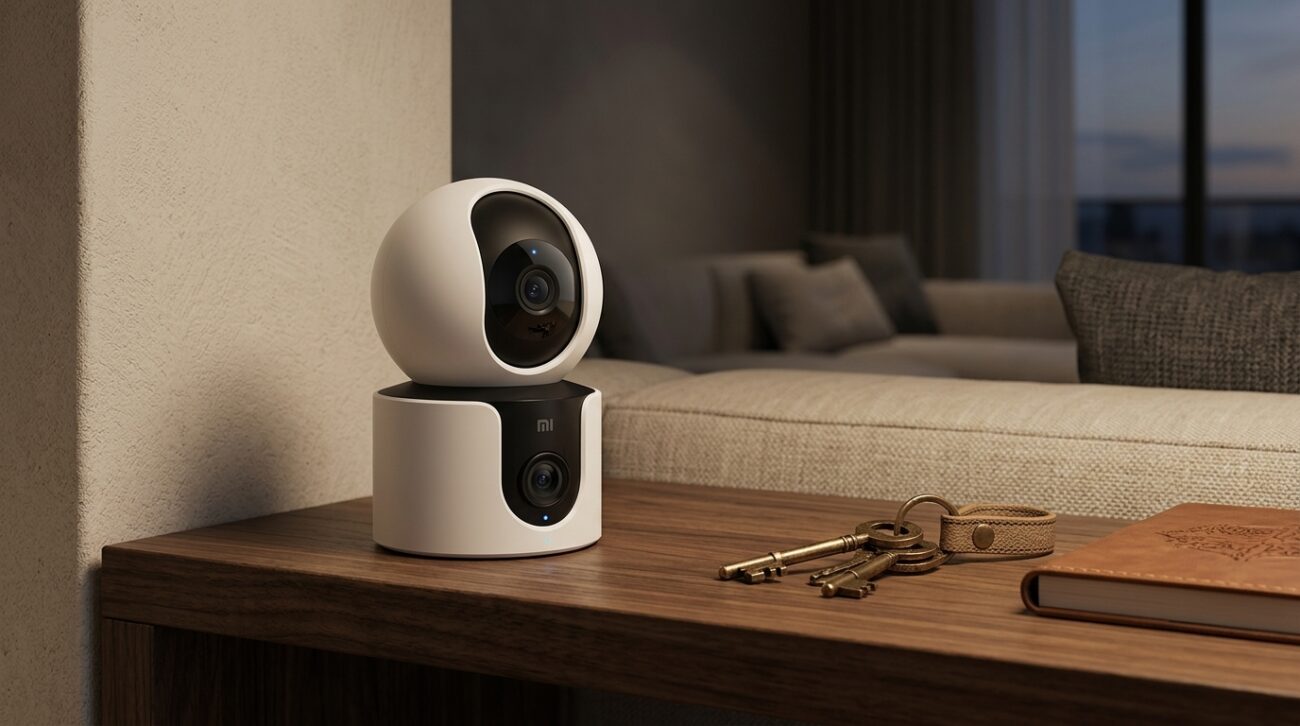 A Xiaomi C300 combina resolução de 3 MP com lente de abertura f/1.4, mostrando por que resolução não deve ser analisada isoladamente.