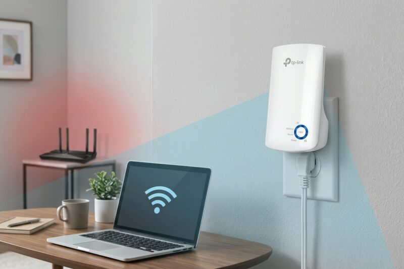 O repetidor Wi-Fi pode ajudar a levar a cobertura da rede a &aacute;reas onde o sinal do roteador principal chega com dificuldade.