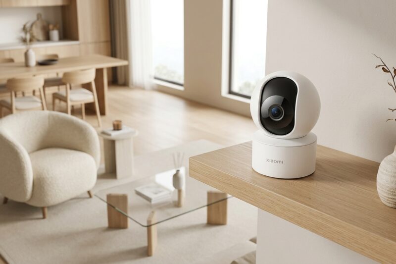 A Xiaomi C200 combina resolu&ccedil;&atilde;o Full HD com movimenta&ccedil;&atilde;o da c&acirc;mera para ampliar a cobertura de um ambiente interno.